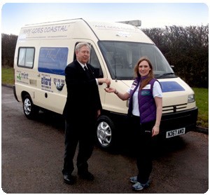 Ian Hazel of Ian Hazel Funerals Sutton Coldfield supports ‘Amy Goes Coastal’